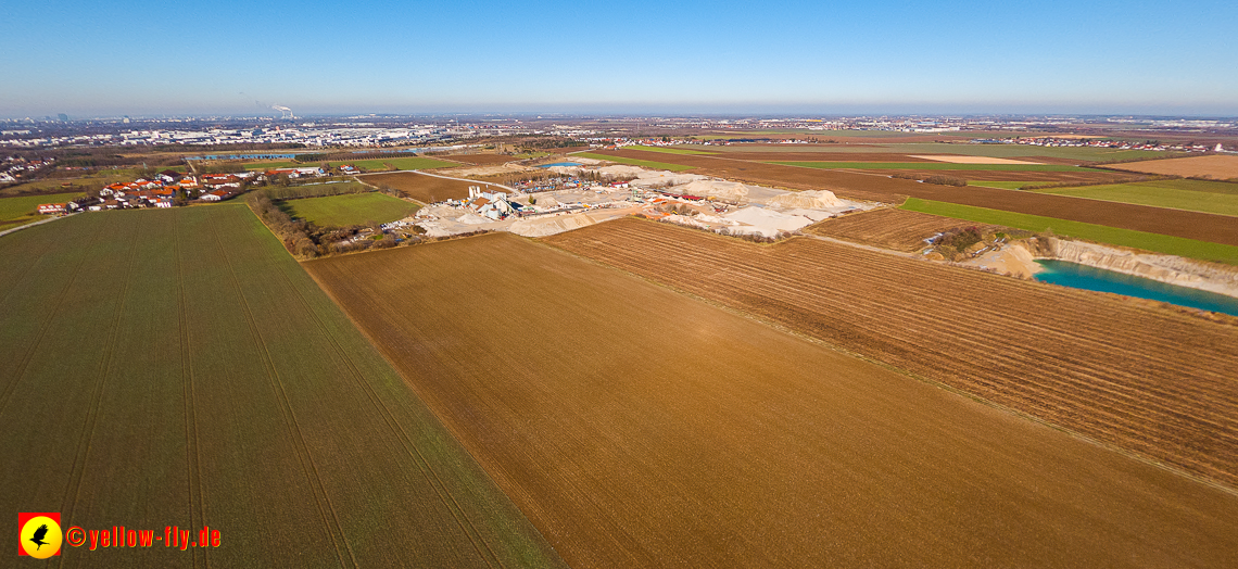 07.02.2023 - Luftbilder von dem Quetschwerk in Gronsdorf bei Haar